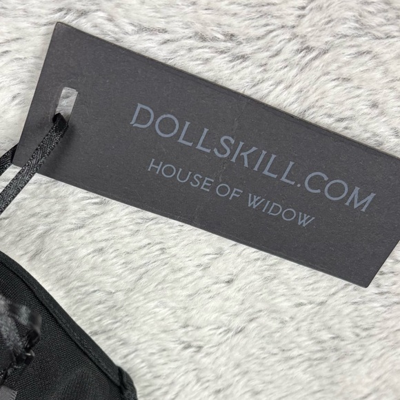 NEW Dolls Kill Widow Wicked Love Affair Corset Top Women S Goth Punk Emo Punk - Picture 7 of 9